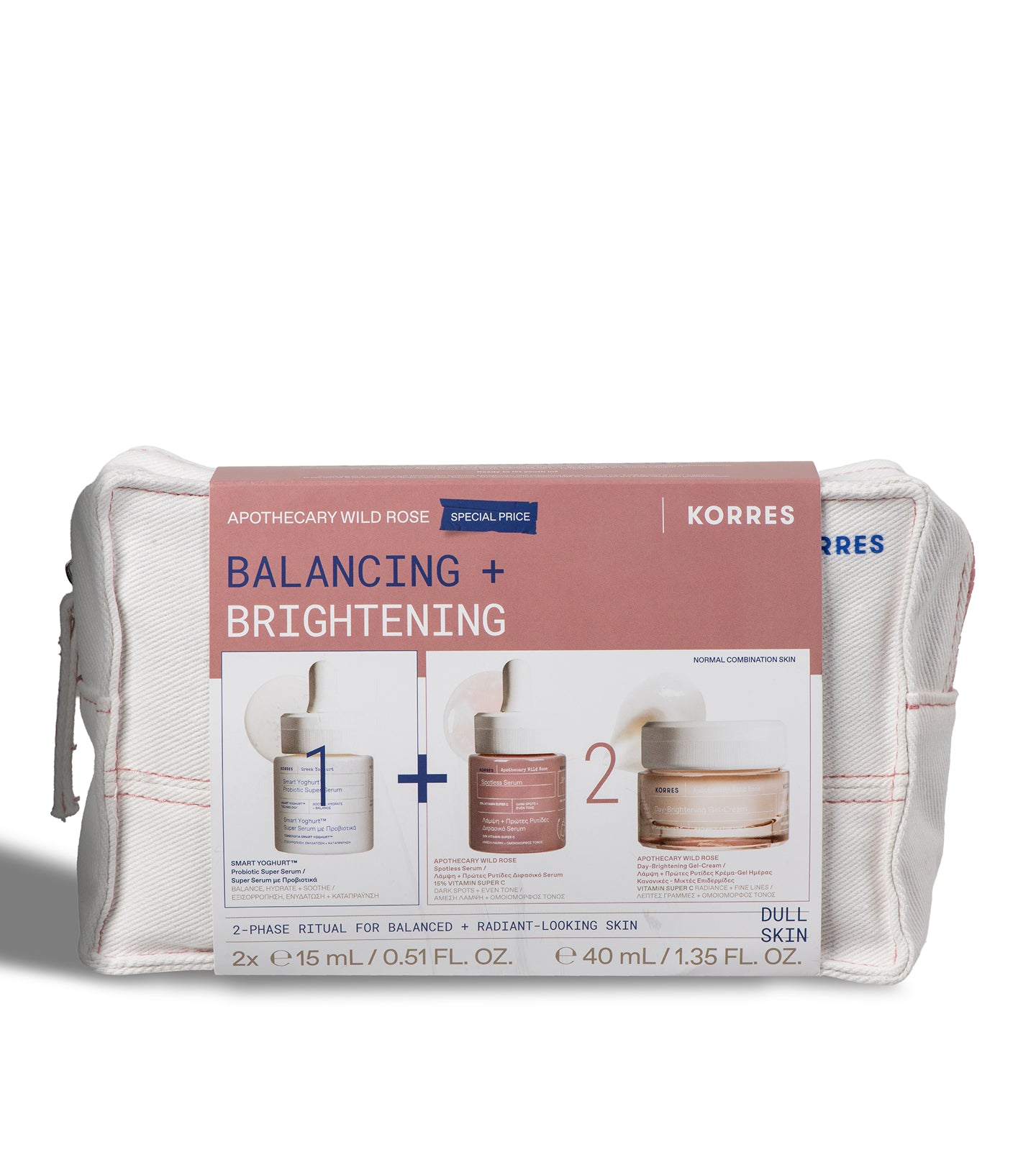 Apothecary Wild Rose Balancing + Brightening Set – KORRES Global