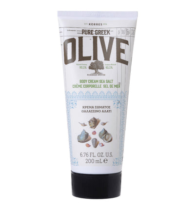 Pure Greek Olive Body Cream Sea Salt 200ml
