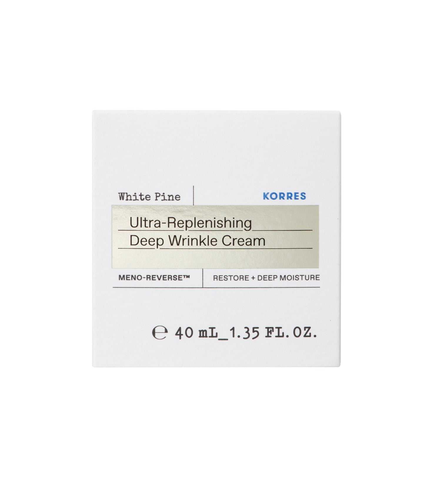 White Pine Ultra-Replenishing Deep Wrinkle Cream – KORRES Global