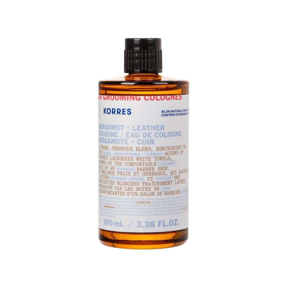 Athenian Grooming Bergamot + Leather Eau de Cologne 100ml