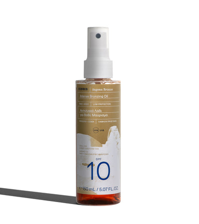 Aegean Bronze Intense Bronzing Oil Face + Body SPF 10 150ml