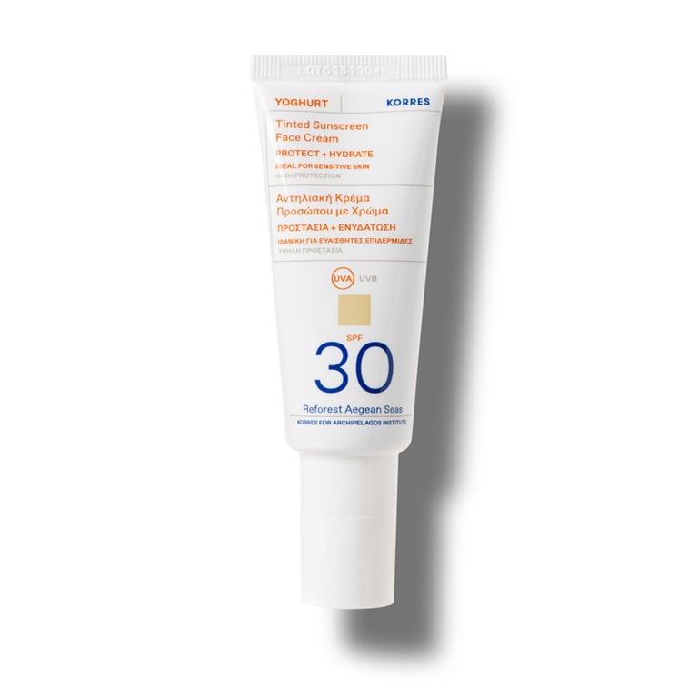 Yoghurt Tinted Sunscreen Face Cream Spf 30
